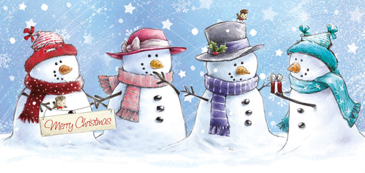Four Snowmen Gift Wallet