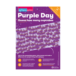 Purple Day sweepstake game poster